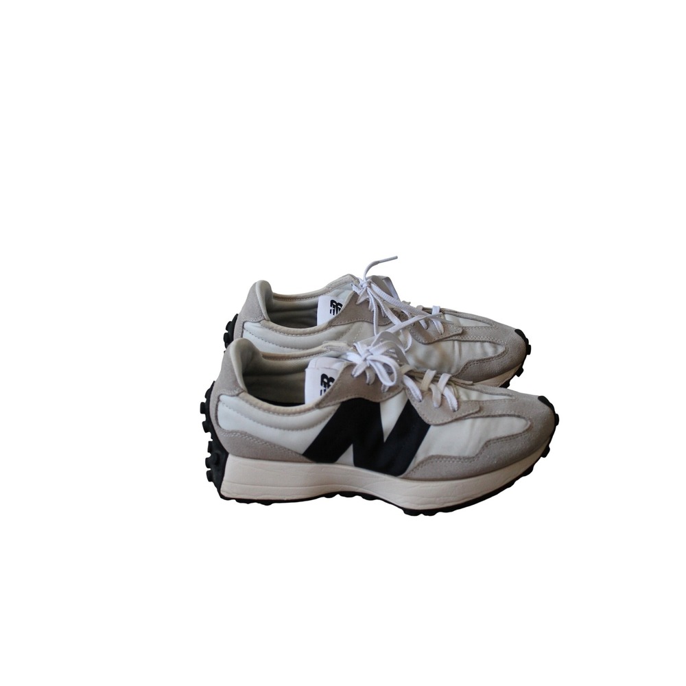 New Balance 327 Sea Salt Black Suede Sneakers WS327FE Womens 9 Mens 7.5